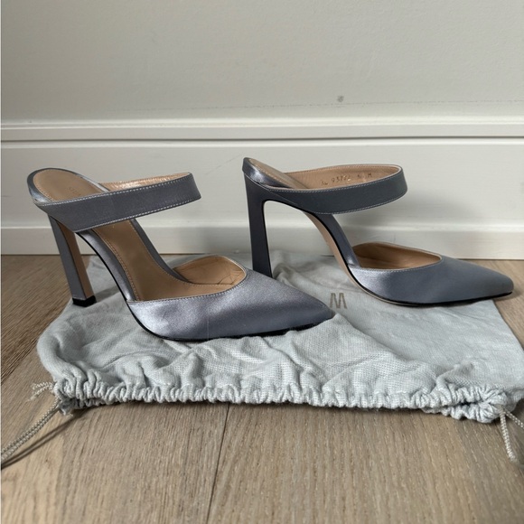 Stuart Wetzman “eventually” satin mule size 36 - Picture 7 of 9